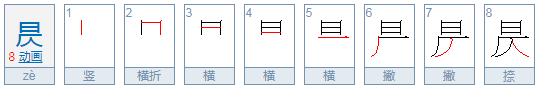 旵、昗、昃、分别怎么读和什么意思？求解