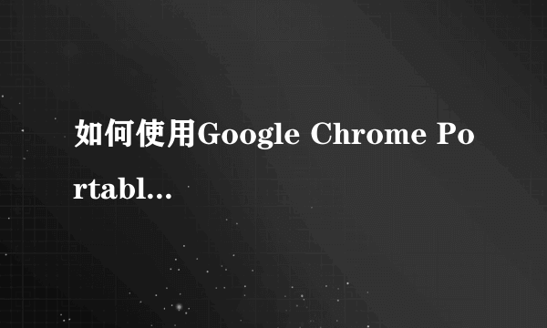 如何使用Google Chrome Portable（便携版）