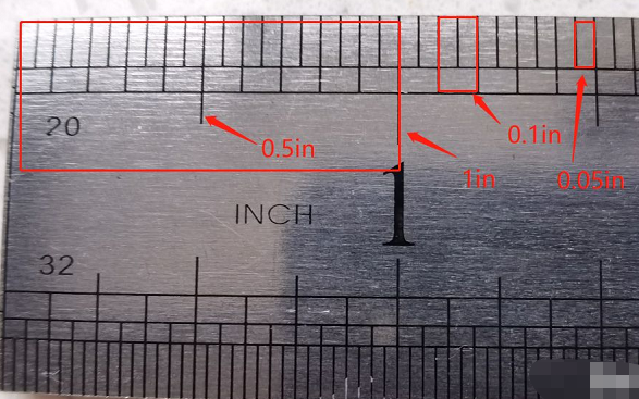 钢尺怎么认识尺寸