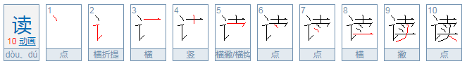 读字是动词还是名词