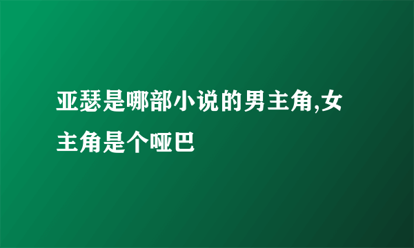 亚瑟是哪部小说的男主角,女主角是个哑巴