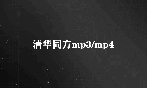 清华同方mp3/mp4