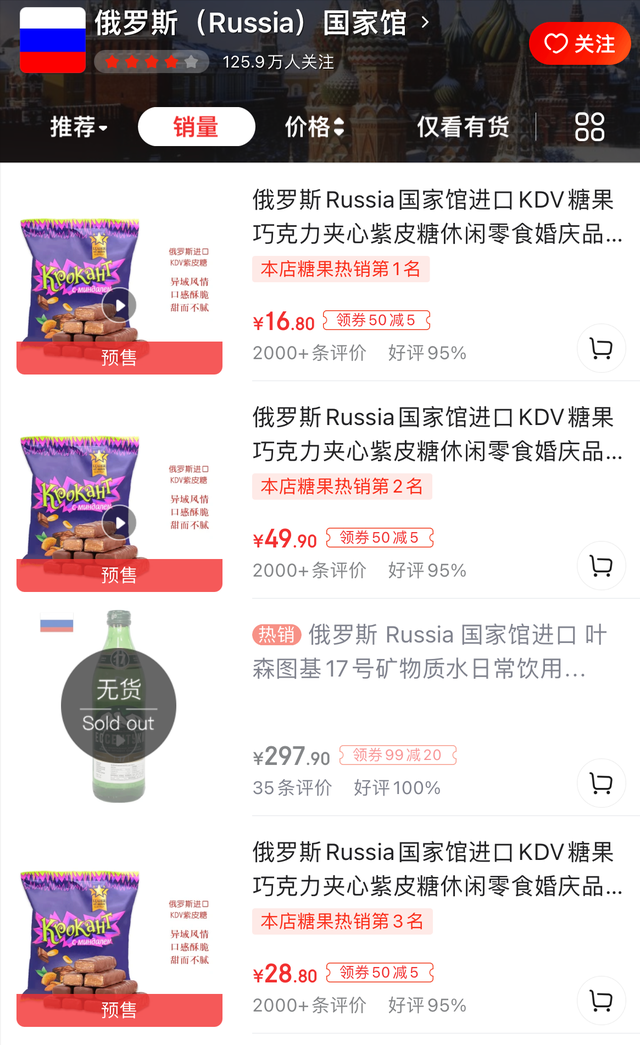 网友“搬空”俄罗斯国家馆商品，中国消费者的消费能力有多高？