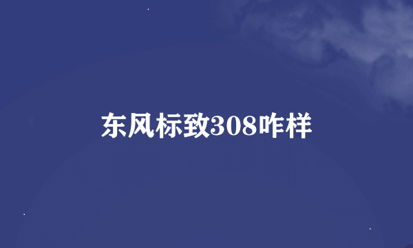 东风标致308咋样