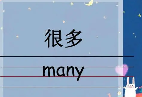 many用英语怎么说