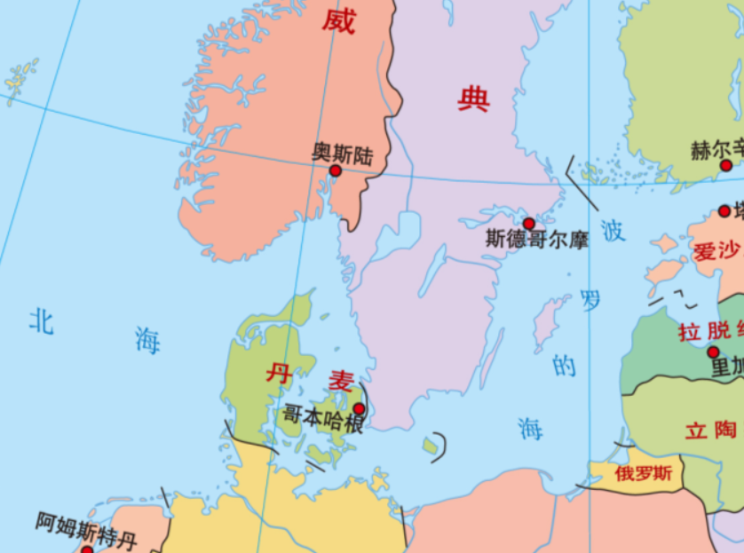 丹麦面积相当于中国哪个城市？