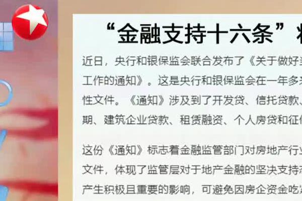 金融十六条官宣 如何影响楼市?