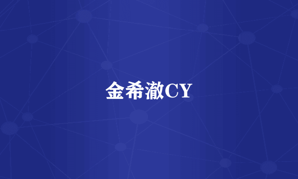 金希澈CY