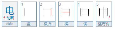 电的部首是什么部？