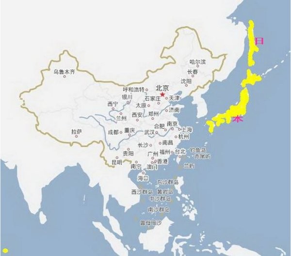 日本国土面积多大,相当于中国哪个省