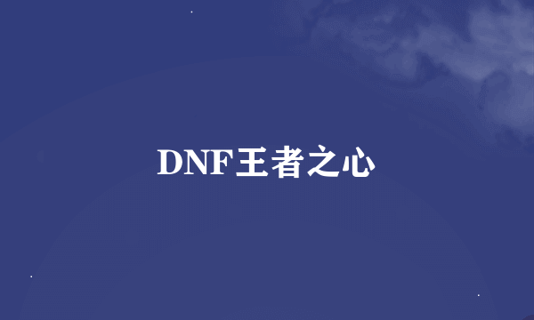 DNF王者之心