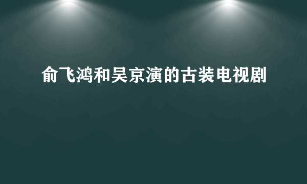 俞飞鸿和吴京演的古装电视剧