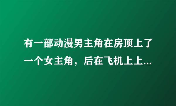 有一部动漫男主角在房顶上了一个女主角，后在飞机上上了一个女精灵