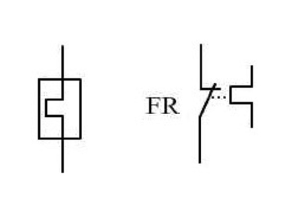 热继电器的符号和其图形