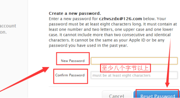 appleid.applecom/zh_cn重设密码怎么做？