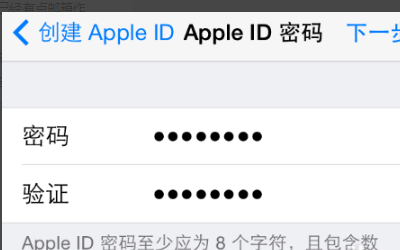 请输入有效的电子邮件地址作为您的Appleld