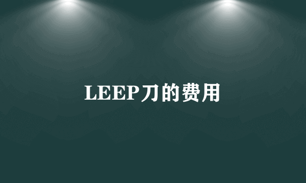 LEEP刀的费用