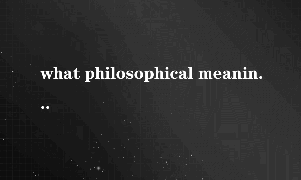 what philosophical meaning is implied in Phlip Freneau's 