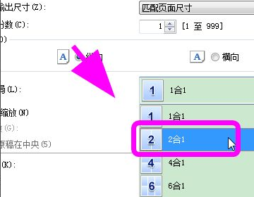 word上下两页合并成一页打印