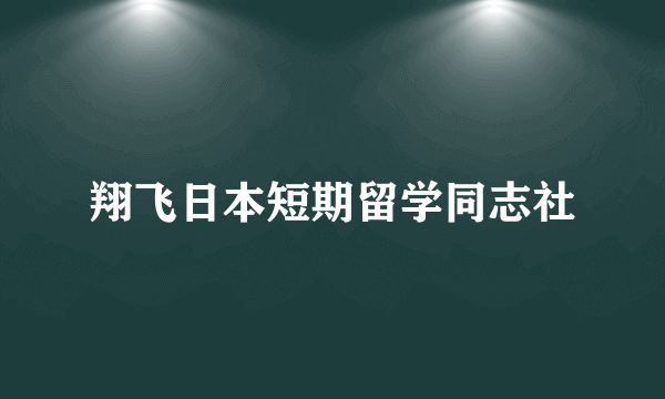 翔飞日本短期留学同志社