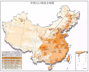 城市人口密度的等级划分