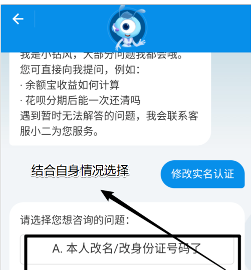 支付宝怎么更改身份证