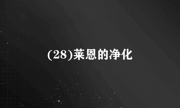 (28)莱恩的净化