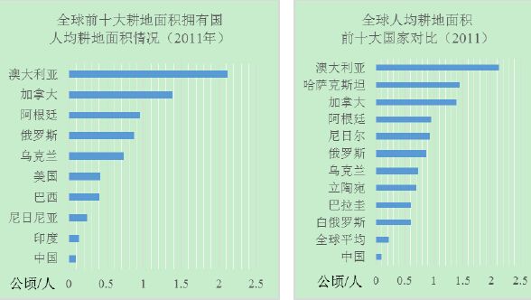 亚洲耕地面积最大的国家是哪个？