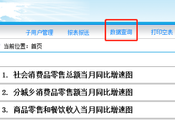 统计局网上直报一套表后如何查询以往年度报表