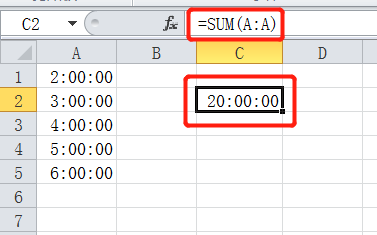 使用EXCEL对时间求和的时候，算出来是0:00:00，怎么处理？