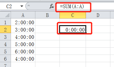 使用EXCEL对时间求和的时候，算出来是0:00:00，怎么处理？